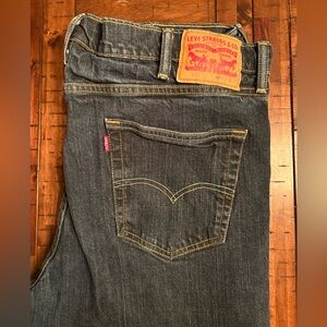 Levi's Men's Deep Indigo Relaxed Jeans 541 42x32